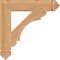 Ekena Millwork Olympic Arts & Crafts Smooth Bracket, Western Red Cedar, 3 1/2"W x 20"D x 20"H BKT04X20X20OLY03SWR - alternate 4